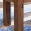 Sitzbank natur Echtholz B/H/T: ca. 180x45x35 cm Sitzbank natur Echtholz B/H/T: ca. 180x45x35 cm – Bild 2