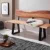 Eckbank natur schwarz B/H/T: ca. 160x85,5x60 cm Eckbank natur schwarz B/H/T: ca. 160x85,5x60 cm – Bild 5
