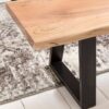 Sitzbank natur schwarz B/H/T: ca. 160x45x40 cm – Bild 5