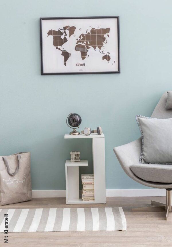 Esstisch natur schwarz Lack matt B/H/T: ca. 80x76x80 cm Esstisch natur schwarz Lack matt B/H/T: ca. 80x76x80 cm – Bild 3