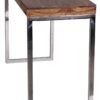 Konsolentisch natur Chrom Echtholz Metall B/H/T: ca. 120x76x45 cm Konsolentisch natur Chrom Echtholz Metall B/H/T: ca. 120x76x45 cm – Bild 2