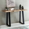 Konsolentisch natur schwarz Akazie B/H/T: ca. 120x75x45 cm Konsolentisch natur schwarz Akazie B/H/T: ca. 120x75x45 cm – Bild 5