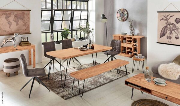 Konsolentisch natur Akazie B/H/T: ca. 120x76x40 cm – Bild 2