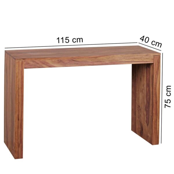 Konsolentisch natur Echtholz B/H/T: ca. 115x75x40 cm – Bild 2