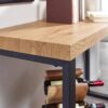 Konsolentisch natur schwarz pulverbeschichtet MDF Eisen B/H/T: ca. 120x75,5x39 cm – Bild 3