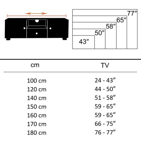 Lowboard natur schwarz lackiert B/H/T: ca. 147x50x38 cm – Bild 3