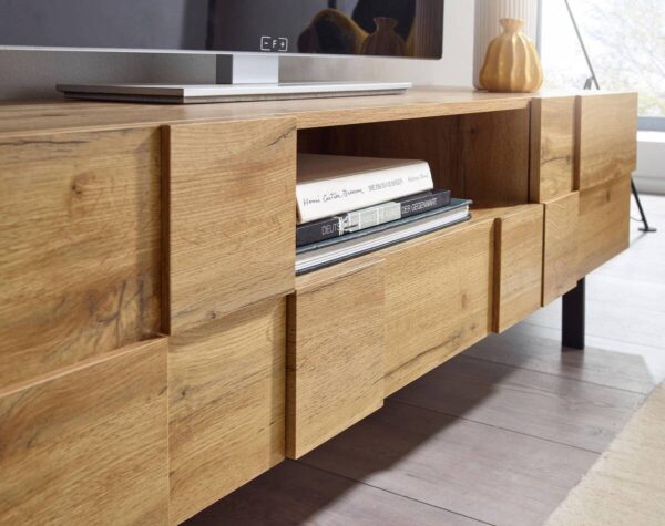 Lowboard Eiche Nachbildung B/H/T: ca. 160x46x43 cm Lowboard Eiche Nachbildung B/H/T: ca. 160x46x43 cm – Bild 2