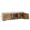 Lowboard Eiche Nachbildung glasklar B/H/T: ca. 160x50x40 cm – Bild 2