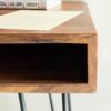 Schreibtisch natur schwarz matt B/H/T: ca. 110x76x60 cm – Bild 5
