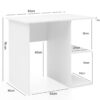 Schreibtisch weiß B/H/T: ca. 82x76x60 cm – Bild 4