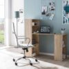 Schreibtisch Eiche Sonoma Nachbildung B/H/T: ca. 50x120x120 cm Schreibtisch Eiche Sonoma Nachbildung B/H/T: ca. 50x120x120 cm – Bild 5