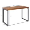 Schreibtisch natur schwarz pulverbeschichtet B/H/T: ca. 117x76,5x59 cm – Bild 2