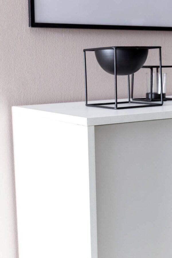 Schuhschrank weiß B/H/T: ca. 100x108x37,5 cm – Bild 5