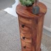 Sideboard natur schwarz B/H/T: ca. 35x85x35 cm – Bild 4