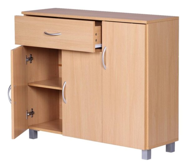 Sideboard buche Nachbildung silber B/H/T: ca. 90x75x30 cm – Bild 5