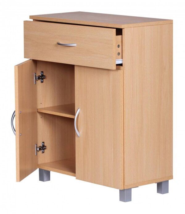 Sideboard buche Nachbildung silber B/H/T: ca. 60x75x30 cm – Bild 2