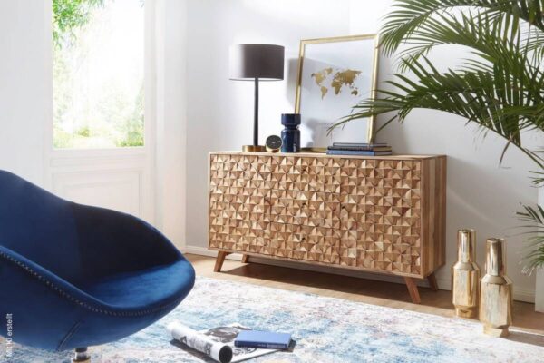 Sideboard natur B/H/T: ca. 140x78,5x40 cm – Bild 2