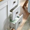 Sideboard weiß natur B/H/T: ca. 79x81x35 cm – Bild 5