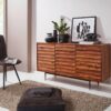 Sideboard natur beschichtet schwarz lackiert B/H/T: ca. 150x81x41 cm – Bild 5