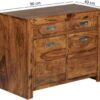 Sideboard natur B/H/T: ca. 90x70x40 cm Sideboard natur B/H/T: ca. 90x70x40 cm – Bild 4
