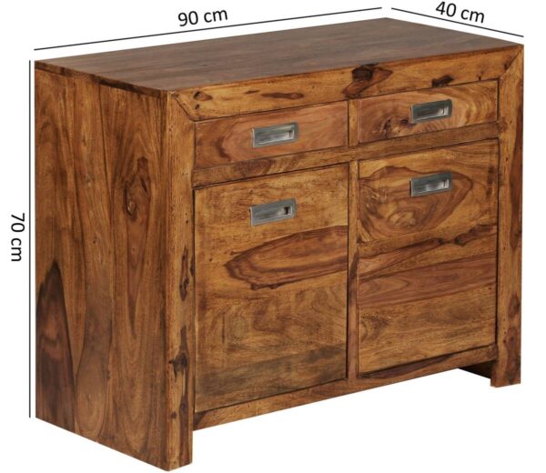 Sideboard natur B/H/T: ca. 90x70x40 cm Sideboard natur B/H/T: ca. 90x70x40 cm – Bild 4
