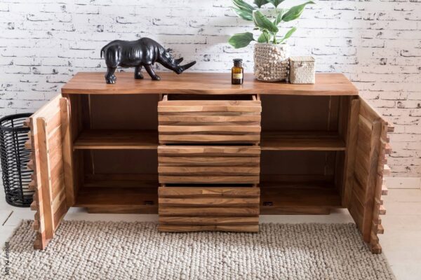 Sideboard natur B/H/T: ca. 160x75x43 cm – Bild 3