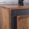 Sideboard natur schwarz B/H/T: ca. 160x80x44 cm – Bild 4