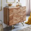 Sideboard natur gold B/H/T: ca. 90x86,5x40 cm – Bild 4