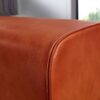 Wohnling Sitzbank braun natur Leder Echtholz B/H/T: ca. 120x56x30 cm – Bild 3