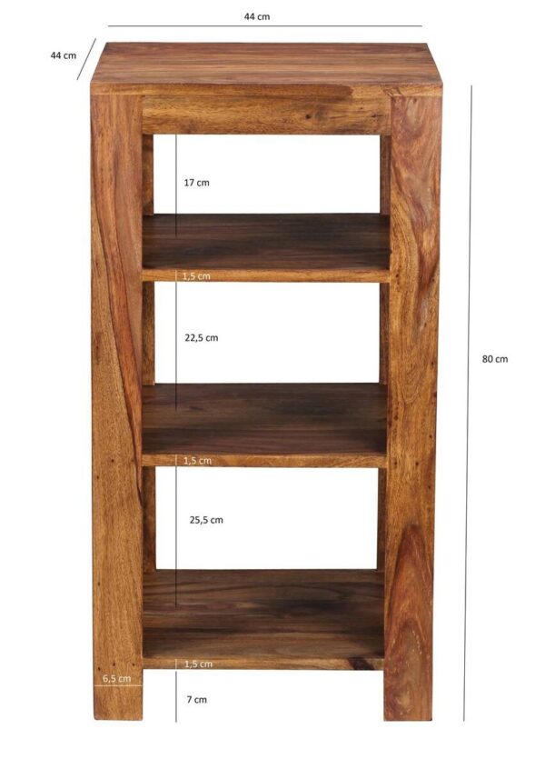 Standregal natur B/H/T: ca. 44x80x44 cm – Bild 2
