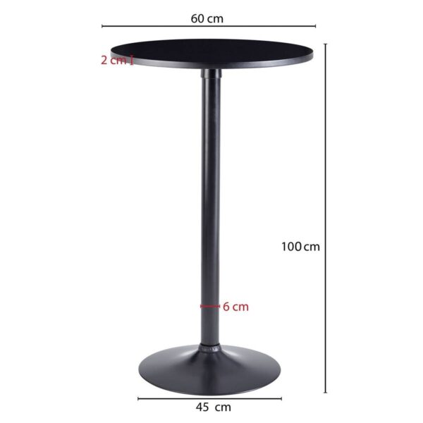Tisch schwarz MDF – Bild 2