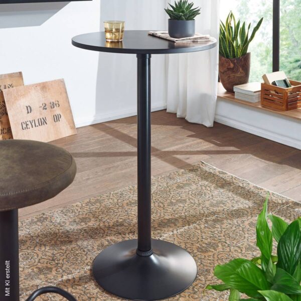 Tisch schwarz MDF – Bild 3