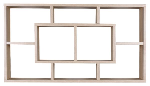 Wandregal Eiche Sonoma Nachbildung B/H/T: ca. 85x47,5x16 cm – Bild 2