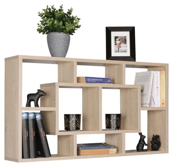 Wandregal Eiche Sonoma Nachbildung B/H/T: ca. 85x47,5x16 cm – Bild 3