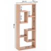 Wandregal Eiche Sonoma Nachbildung B/H/T: ca. 36x90x14,5 cm – Bild 2