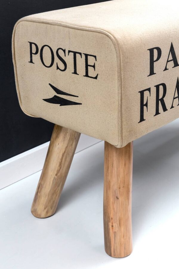 Wohnling Sitzbank beige B/H/T: ca. 91x51x30 cm – Bild 4