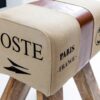 Wohnling Sitzhocker beige B/H/T: ca. 40x47x30 cm – Bild 3