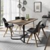Stuhl KIRA 2er-Set schwarz Kunststoff B/H/T: ca. 48x86x55,5 cm Stuhl KIRA 2er-Set schwarz Kunststoff B/H/T: ca. 48x86x55,5 cm – Bild 4