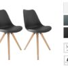 Stuhl KIRA 2er-Set schwarz Kunststoff B/H/T: ca. 48x86x55,5 cm Stuhl KIRA 2er-Set schwarz Kunststoff B/H/T: ca. 48x86x55,5 cm – Bild 5