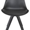 Stuhl KIRA 2er-Set schwarz schwarz schwarz Kunststoff Kunstleder Metall B/H/T: ca. 48x86x55,5 cm – Bild 4