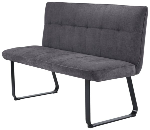 Bank TALEA dunkelgrau B/H/T: ca. 140x92x59 cm – Bild 4