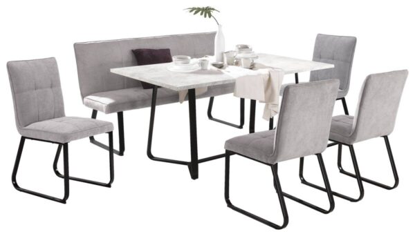 Bank TALEA hellgrau B/H/T: ca. 160x92x59 cm Bank TALEA hellgrau B/H/T: ca. 160x92x59 cm – Bild 4