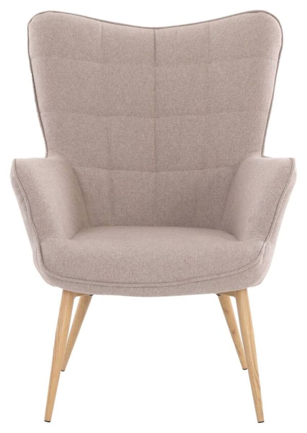 byLIVING Sessel UTA sand natur Stoff Metall B/H/T: ca. 72x97x80 cm byLIVING Sessel UTA sand natur Stoff Metall B/H/T: ca. 72x97x80 cm – Bild 4