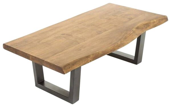 Couchtisch JUDY natur seidenmatt schwarz pulverbeschichtet B/H/T: ca. 120x45x60 cm – Bild 2