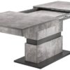 Tisch MATTHEW Beton Optik anthrazit B/H/T: ca. 140x75x90 cm – Bild 2