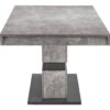 Tisch MATTHEW Beton Optik anthrazit B/H/T: ca. 140x75x90 cm – Bild 4