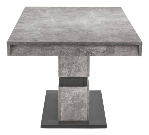 Tisch MATTHEW Beton Optik anthrazit B/H/T: ca. 140x75x90 cm – Bild 4