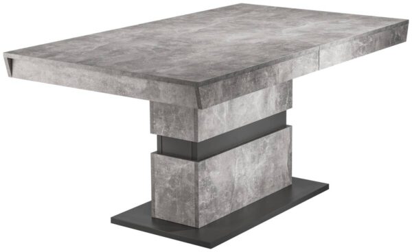 Tisch MATTHEW Beton Optik anthrazit B/H/T: ca. 140x75x90 cm – Bild 5