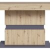 Tisch MATTHEW Eiche Nachbildung anthrazit B/H/T: ca. 160x75x90 cm – Bild 4