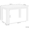 Tisch NEPAL weiß B/H/T: ca. 120x75x80 cm – Bild 2